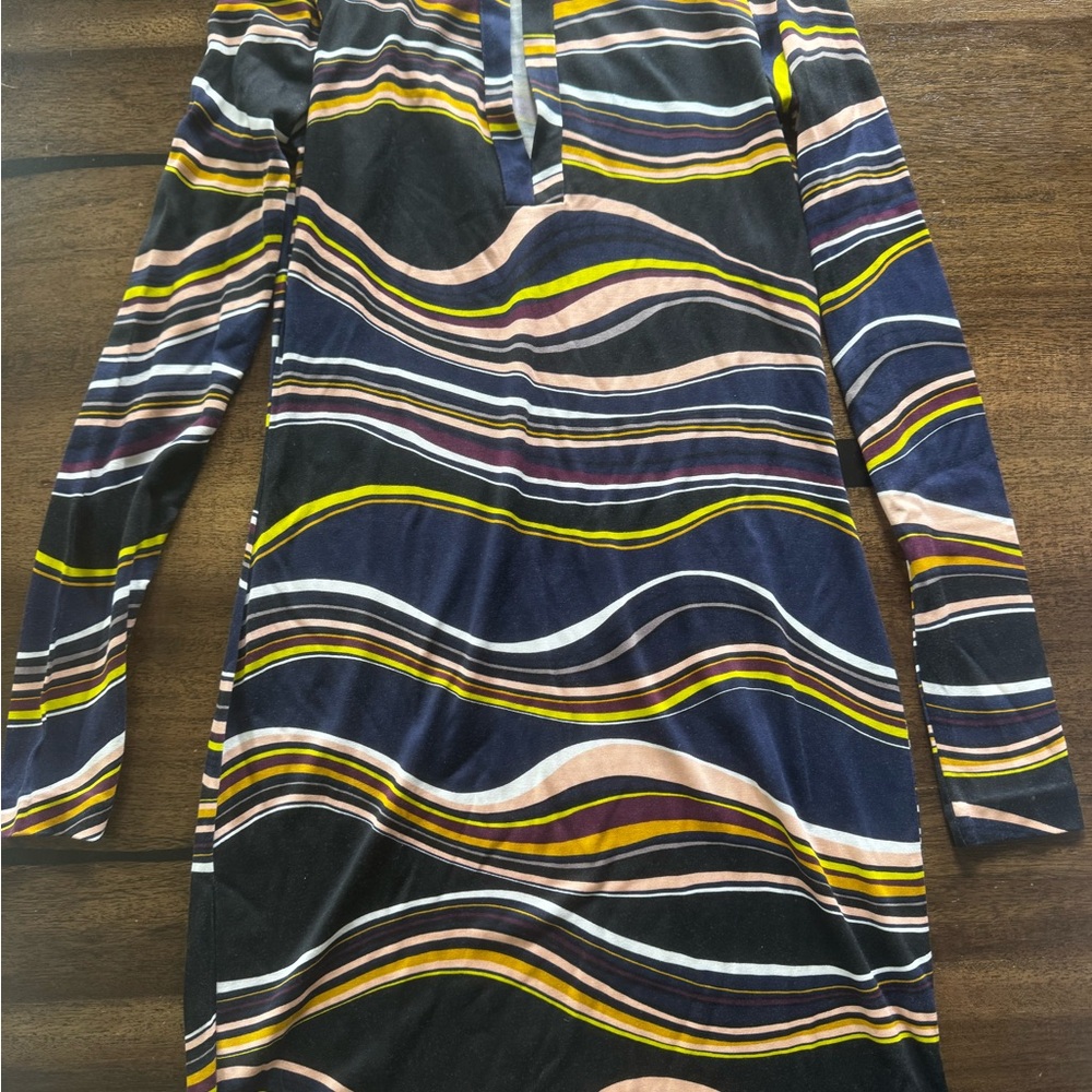 Diane Von Furstenberg Multicolor Striped Dress